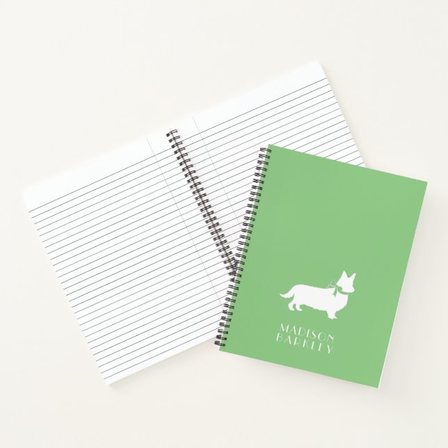 Corgi Puppy Dog Pembroke Welsh Notebook Notizbuch (Innenseite)