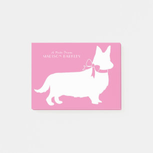 Corgi Puppy Dog Pembroke Welsh Post-it Notes Post-it Klebezettel