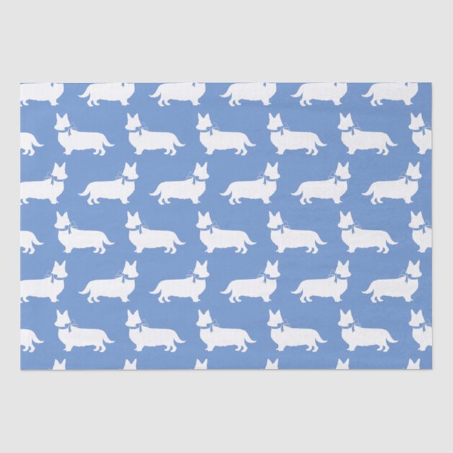 Corgi Puppy Dog Pembroke Welsh Seidenpapier (Vorderseite)