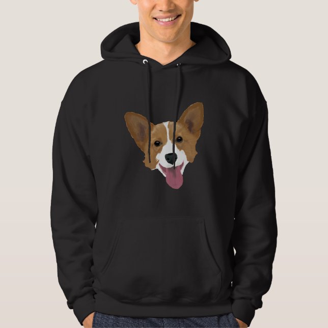 Corgi Puppy Hoodie (Vorderseite)