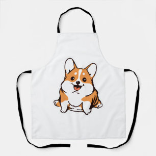 Corgi Puppy Niedlich Hund Lover Retro Schürze