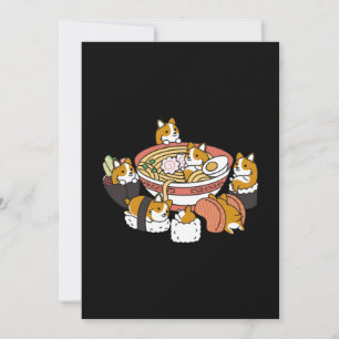 Corgi Ramen Sushi Dankeskarte