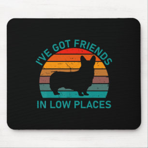 Corgi Retro Funny Dog Sprichwort für Väter Mütter  Mousepad