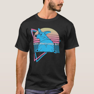 Corgi Retro rät, was Corgi Hintern T-Shirt