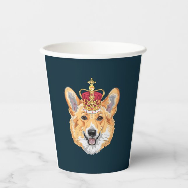 Corgi Royal Pappbecher (Vorderseite)
