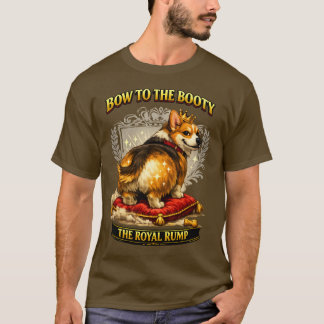 Corgi Royal Rump | Lustiger Groovely Hund T-Shirt