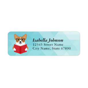 Corgi Rücksendeadressetiketten