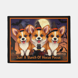 Corgi-Schwestern Nur ein Haufen Hokuspokus Fußmatte