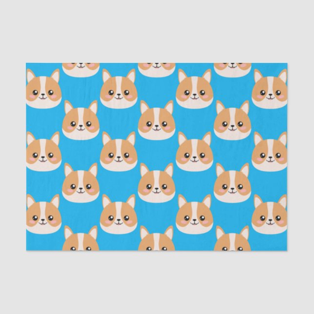 Corgi Seidenpapier (Vorderseite)