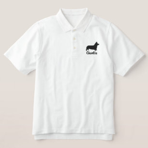 Corgi-Silhouette mit Individuelle Name