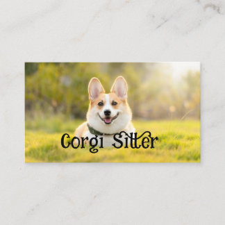 Corgi-Sitter Visitenkarte