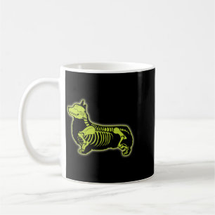 Corgi-Skelett Halloween Männer Frauen Hunde Liebha Kaffeetasse