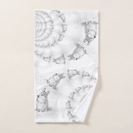 Corgi Spiralhandtuch Handtuch