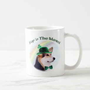 Corgi-Spitze des Morgens Kaffeetasse
