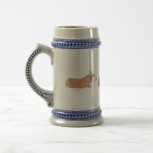 Corgi Stein Bierglas