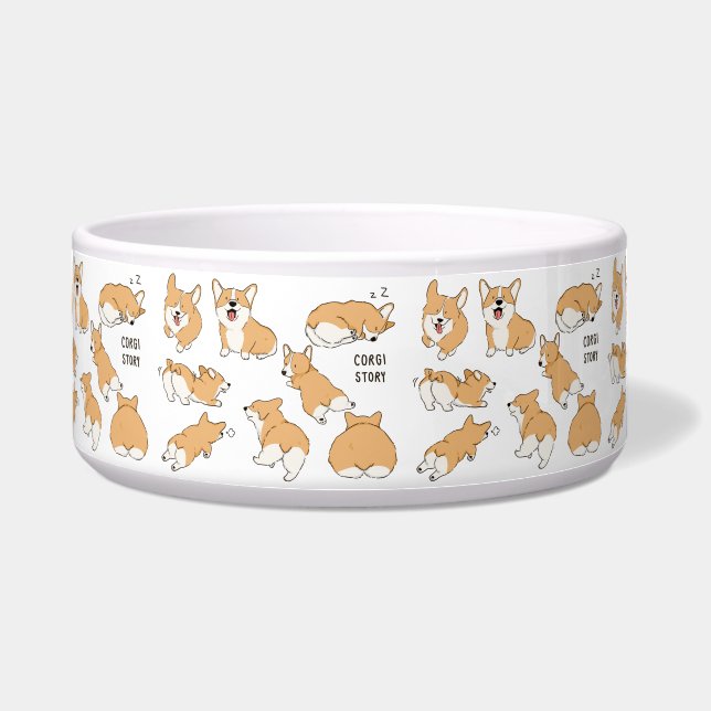 Corgi Story Napf (Vorderseite)