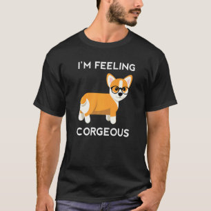 Corgi Süßer Hund Wunderschöner Rettungshund Welpe T-Shirt