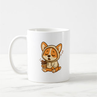 Corgi-Tasse, Corgi-Float-Tasse, Corgi mit Sommer Kaffeetasse