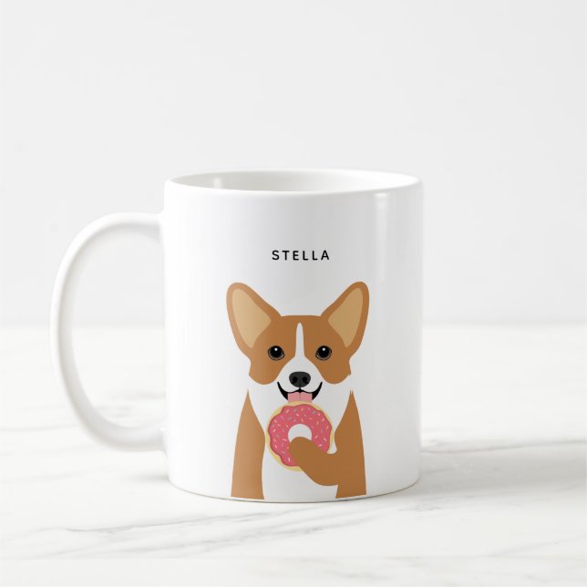 Corgi-Tasse Kaffeetasse (Links)