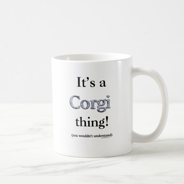 Corgi Thing Kaffeetasse (Rechts)