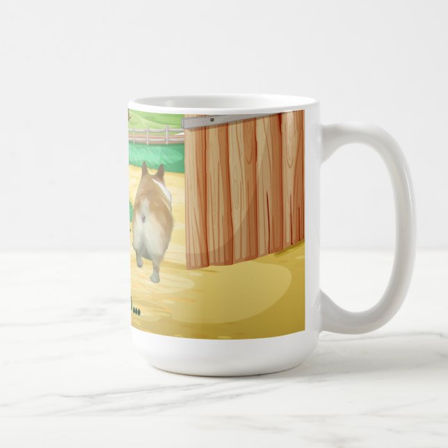Corgi "" Tor-offene" regelmäßige Tasse (Rechts)