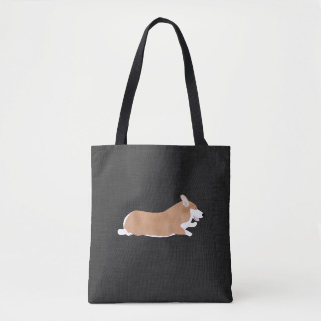 Corgi Tote Bag Tasche (Vorderseite)