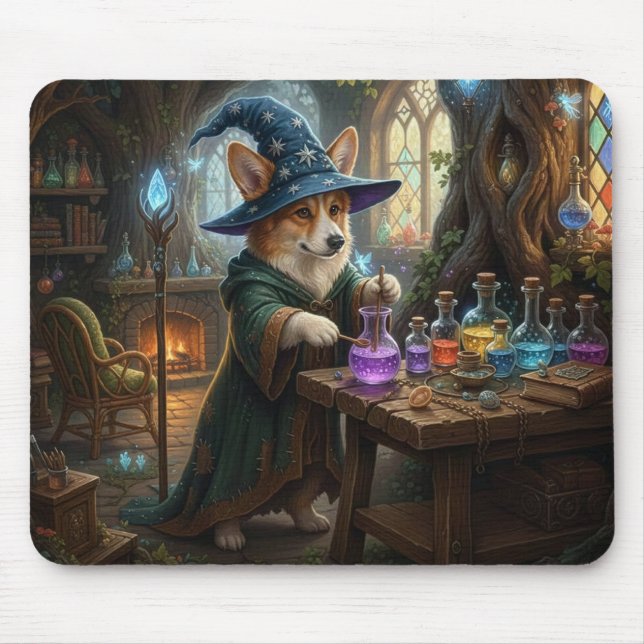Corgi-Trankmeister Mousepad (Vorne)