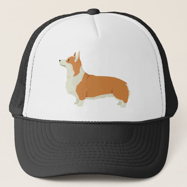 Corgi Truckerkappe (Vorderseite)