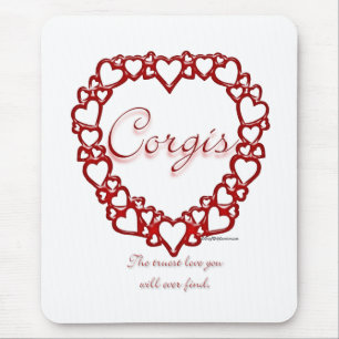 Corgi True Love Mousepad