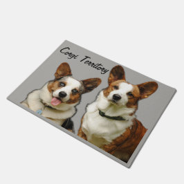 Corgi-Tür-Matte Fußmatte