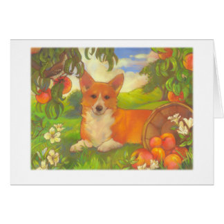 Corgi-u. Pfirsich-Karten durch DoubleFly Entwurf