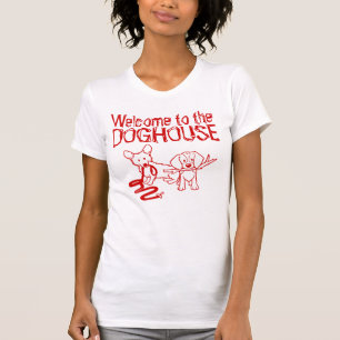 Corgi und Beagle Doghouse T - Shirt