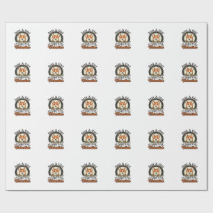 Corgi Valentins-Design für Hunde-Liebhaber_1 Geschenkpapier