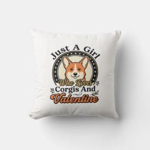 Corgi Valentins-Design für Hunde-Liebhaber_1 Kissen