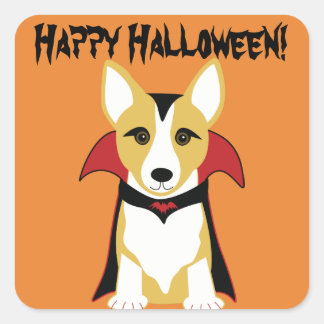 Corgi Vampire Stickers