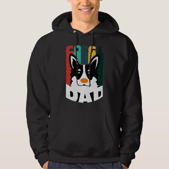 Corgi Vater 550 Hoodie (Vorderseite)
