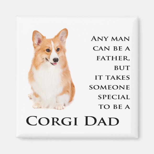 Corgi Vater Magnet (Vorne)