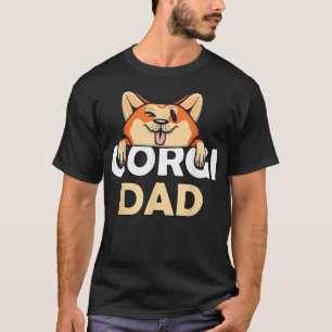 Corgi Vater Niedlich Dog Pet Besitzer T-Shirt