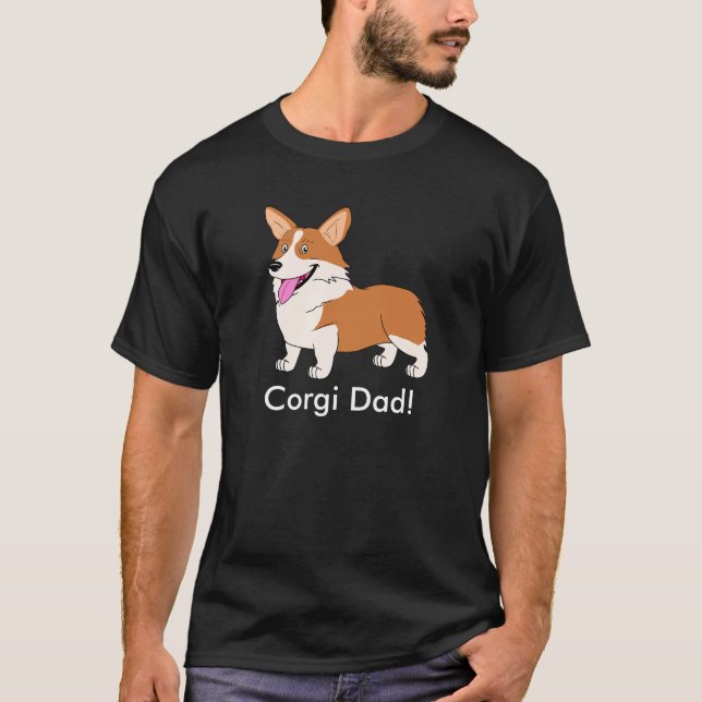 Corgi-Vater T-Shirt (Vorderseite)