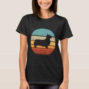 Corgi Vintag Silhouette S Retro T-Shirt