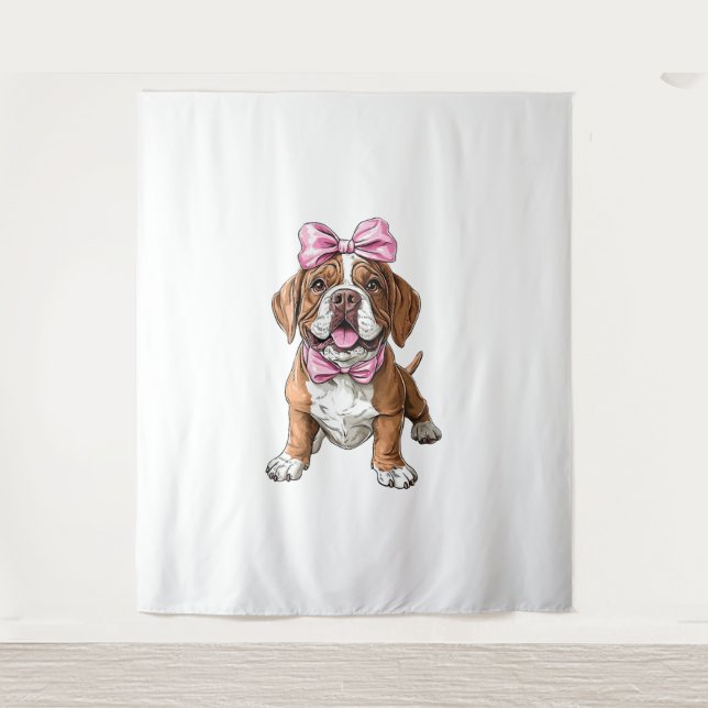 Corgi   wandteppich (Vorderseite)