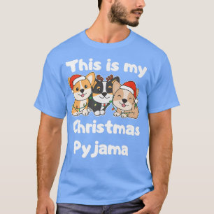 Corgi Weihnachten Dies ist mein Weihnachtsmann Paj T-Shirt