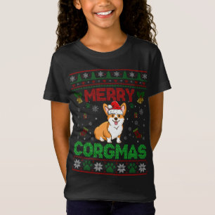 Corgi Weihnachts Sweater Cool Merry Corgmas Weihna T-Shirt