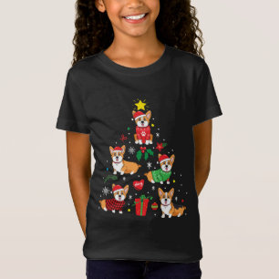 Corgi Weihnachtsbaum T-Shirt