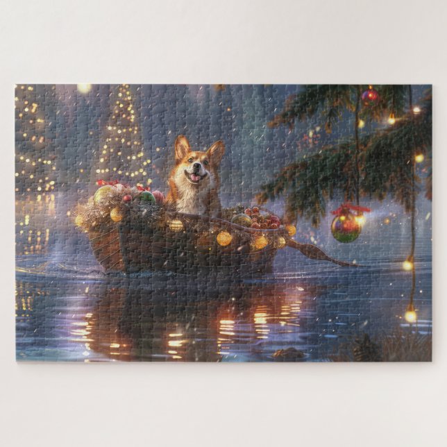 Corgi Weihnachtsfeiertage (Horizontal)