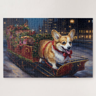 Corgi Weihnachtsfestive Saison
