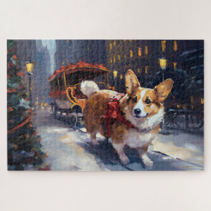 Corgi Weihnachtsfestive Saison