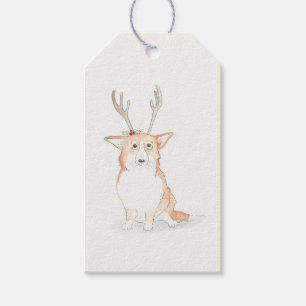 Corgi Weihnachtsgeschenk-Tags Geschenkanhänger
