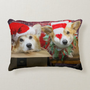 Corgi Weihnachtskissen Dekokissen