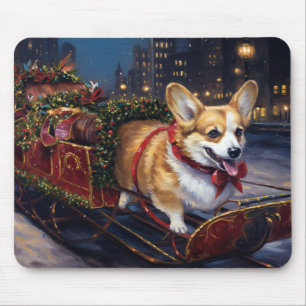 Corgi Weihnachtssaison Mousepad